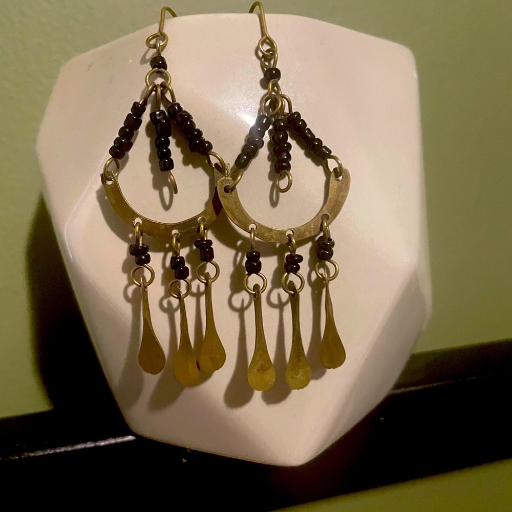 Gypsy Bohemian chandelier earrings
